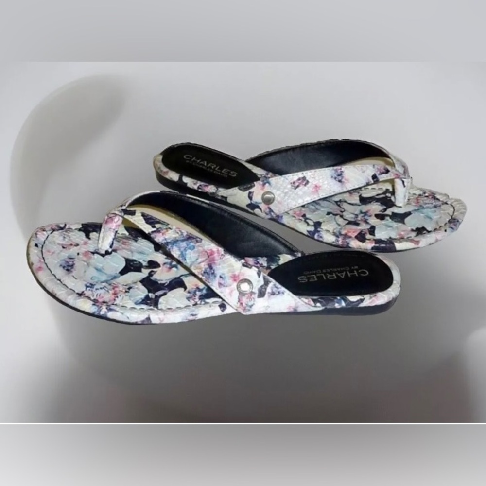 Charles By Charles David Multicolored Flip Flop T… - image 1